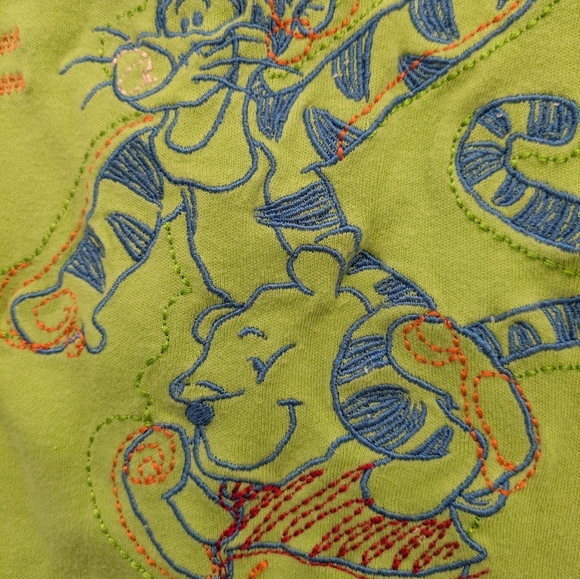 Y2K Disney Embroidered Winnie The Pooh Newborn One Piece - Picture 5 of 5